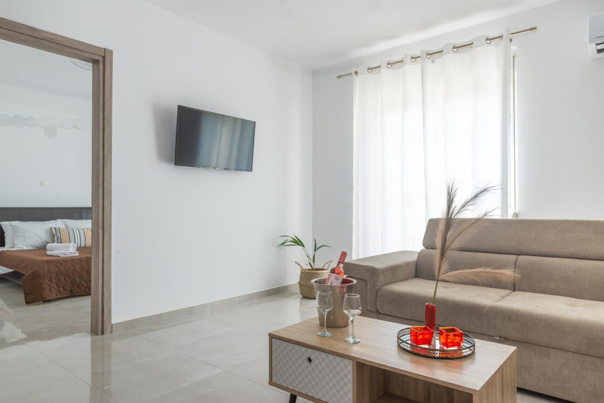 Katerina & Stefanos Family Apartments Arhángelosz Kültér fotó