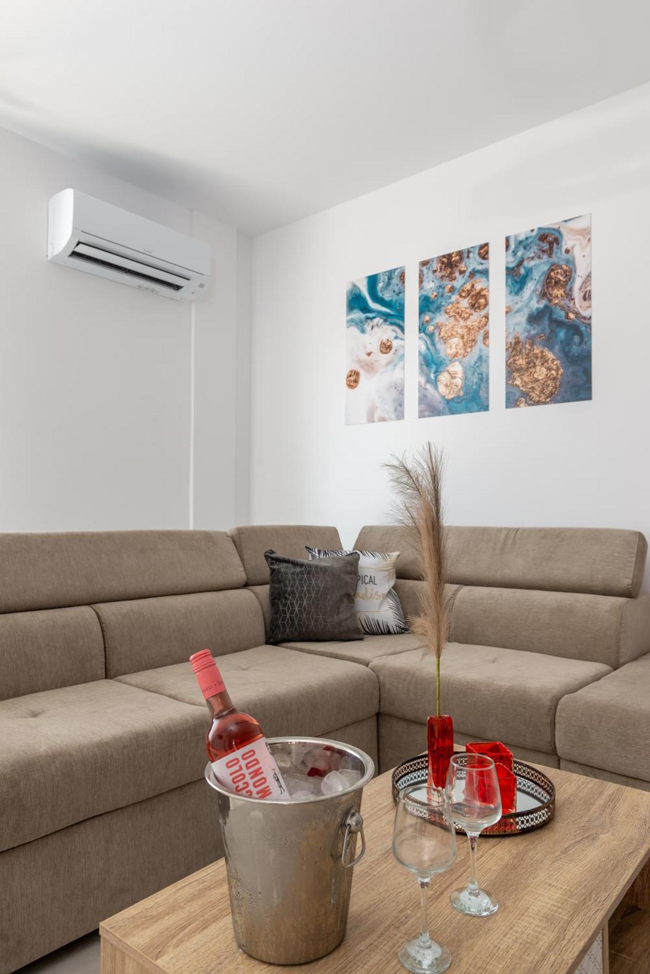Katerina & Stefanos Family Apartments Arhángelosz Kültér fotó